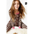 Hello Kitty Leopard Tweens Long Sleeve 2 Piece Stretch Pajamas
